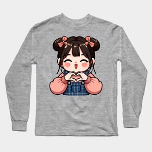 Cute Little Girl Long Sleeve T-Shirt